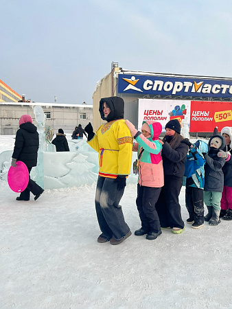 Ледовый городок «Пластилиновая ворона» 
